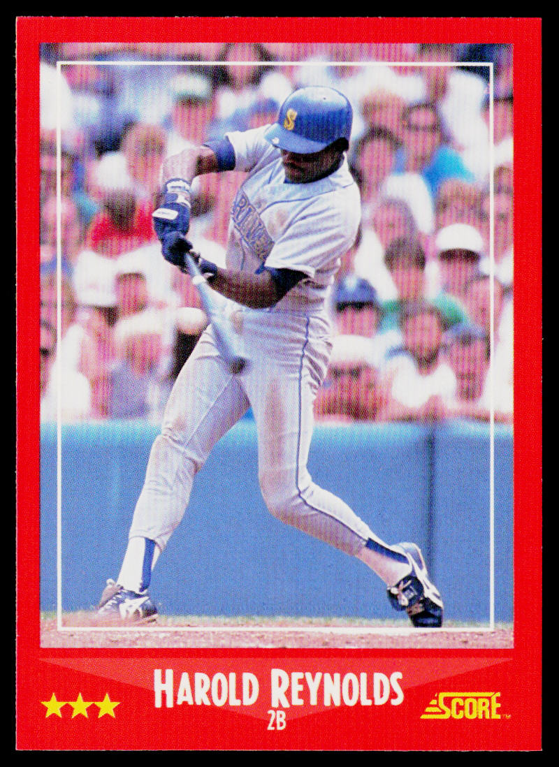 Harold Reynolds 1988 Score #277 Seattle Mariners