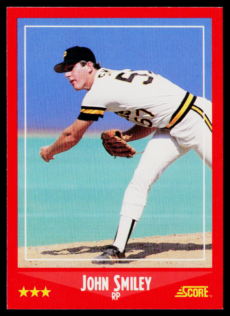 John Smiley 1988 Score #287 RC Pittsburgh Pirates