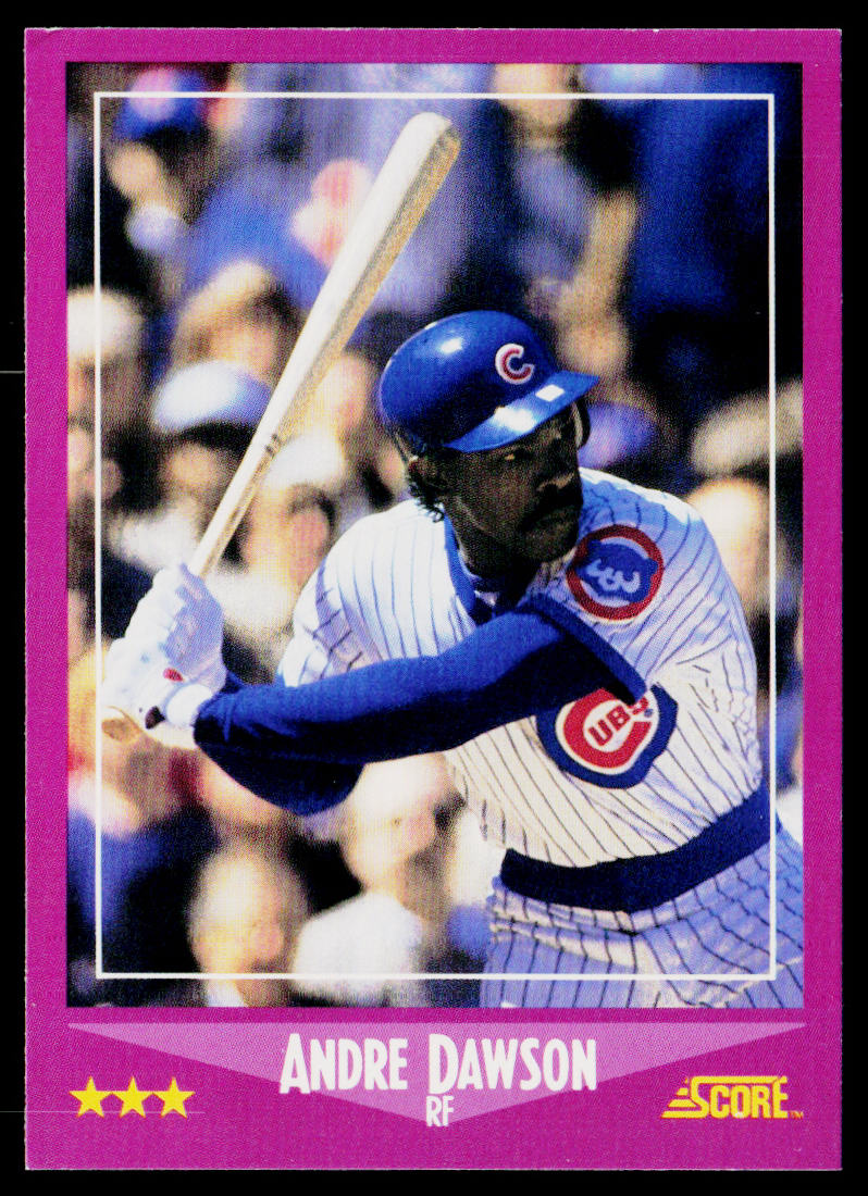 Andre Dawson 1988 Score #4 Chicago Cubs