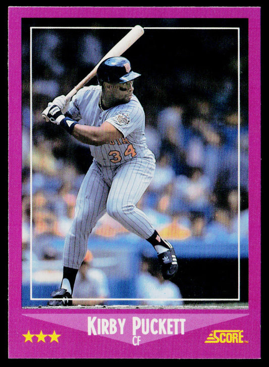 Kirby Puckett 1988 Score #24 Minnesota Twins