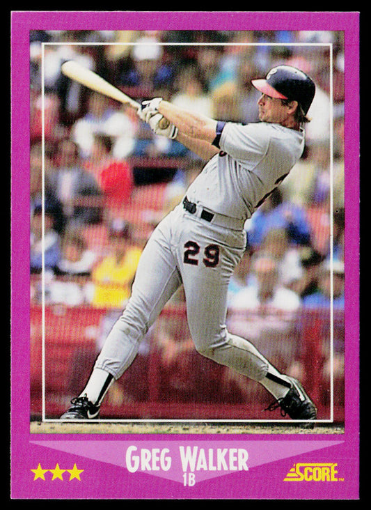 Greg Walker 1988 Score #93a Chicago White Sox