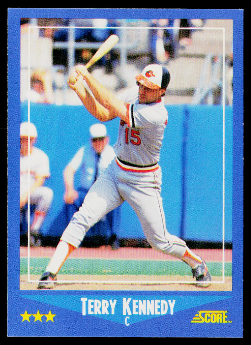 Terry Kennedy 1988 Score #123 Baltimore Orioles