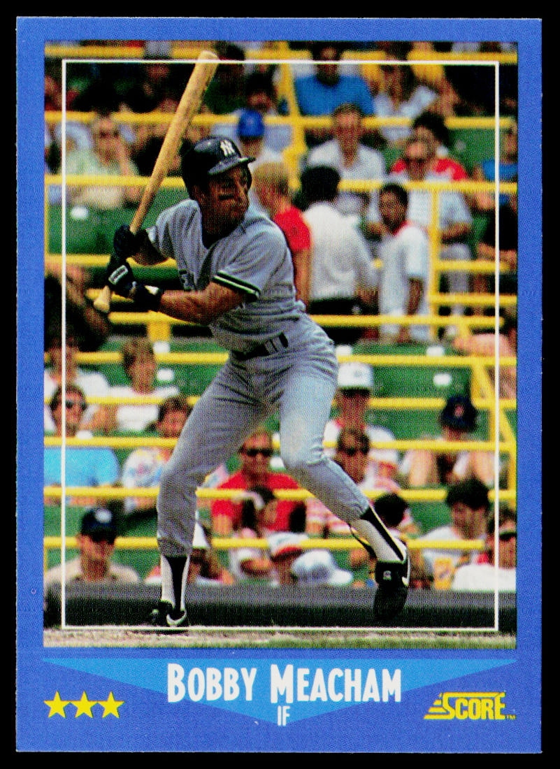 Bobby Meacham 1988 Score #137 New York Yankees
