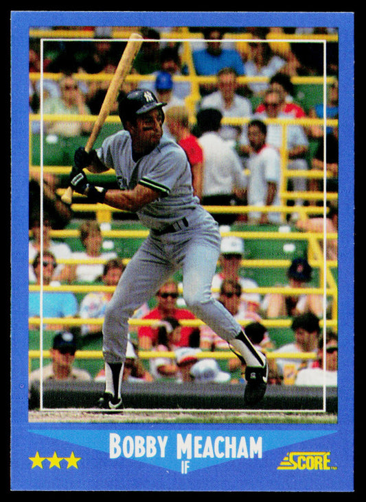 Bobby Meacham 1988 Score #137 New York Yankees