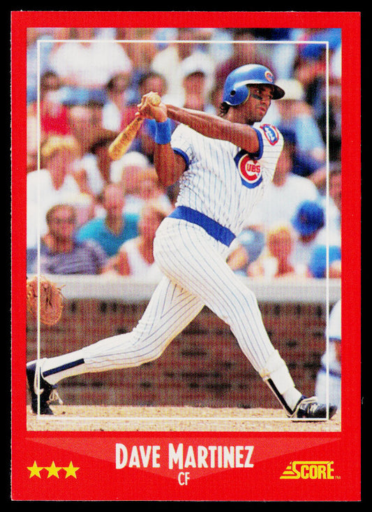 Dave Martinez 1988 Score #223 Chicago Cubs
