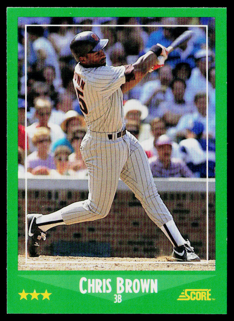 Chris Brown 1988 Score #363 San Diego Padres
