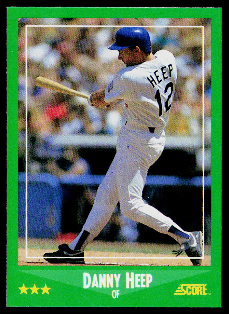 Danny Heep 1988 Score #417 Los Angeles Dodgers