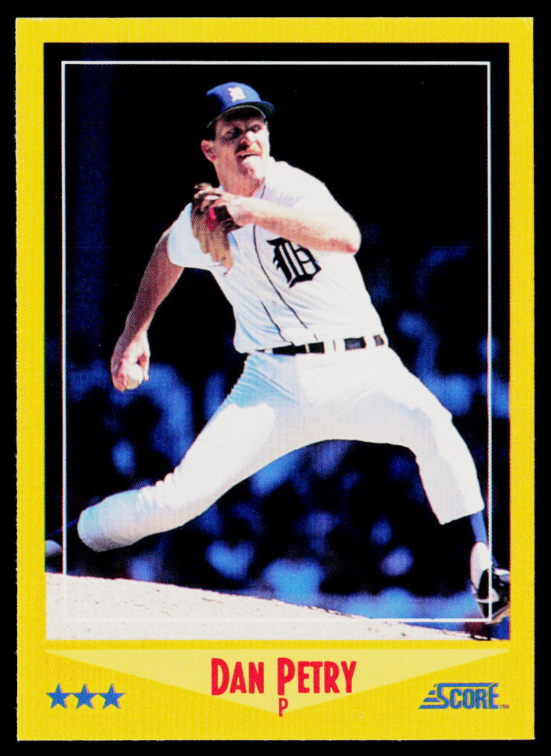 Dan Petry 1988 Score #461 Detroit Tigers