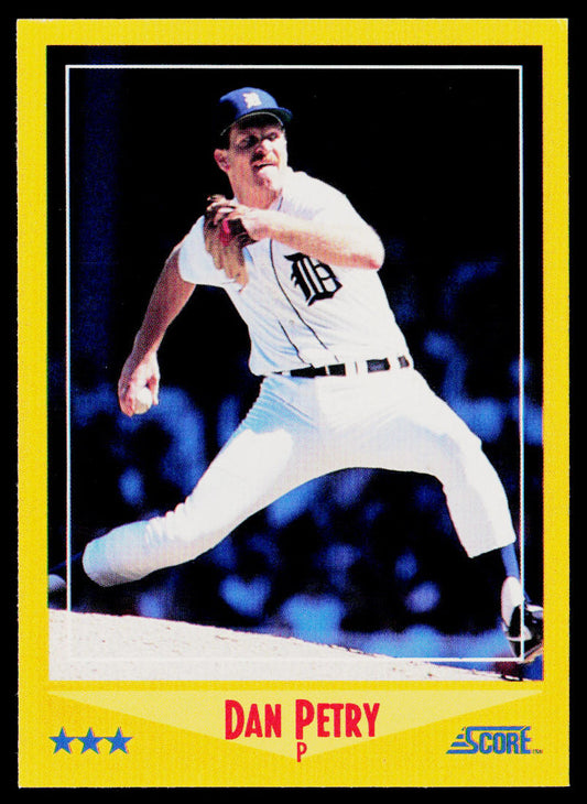 Dan Petry 1988 Score #461 Detroit Tigers