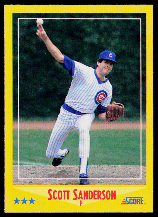 Scott Sanderson 1988 Score #544 Chicago Cubs