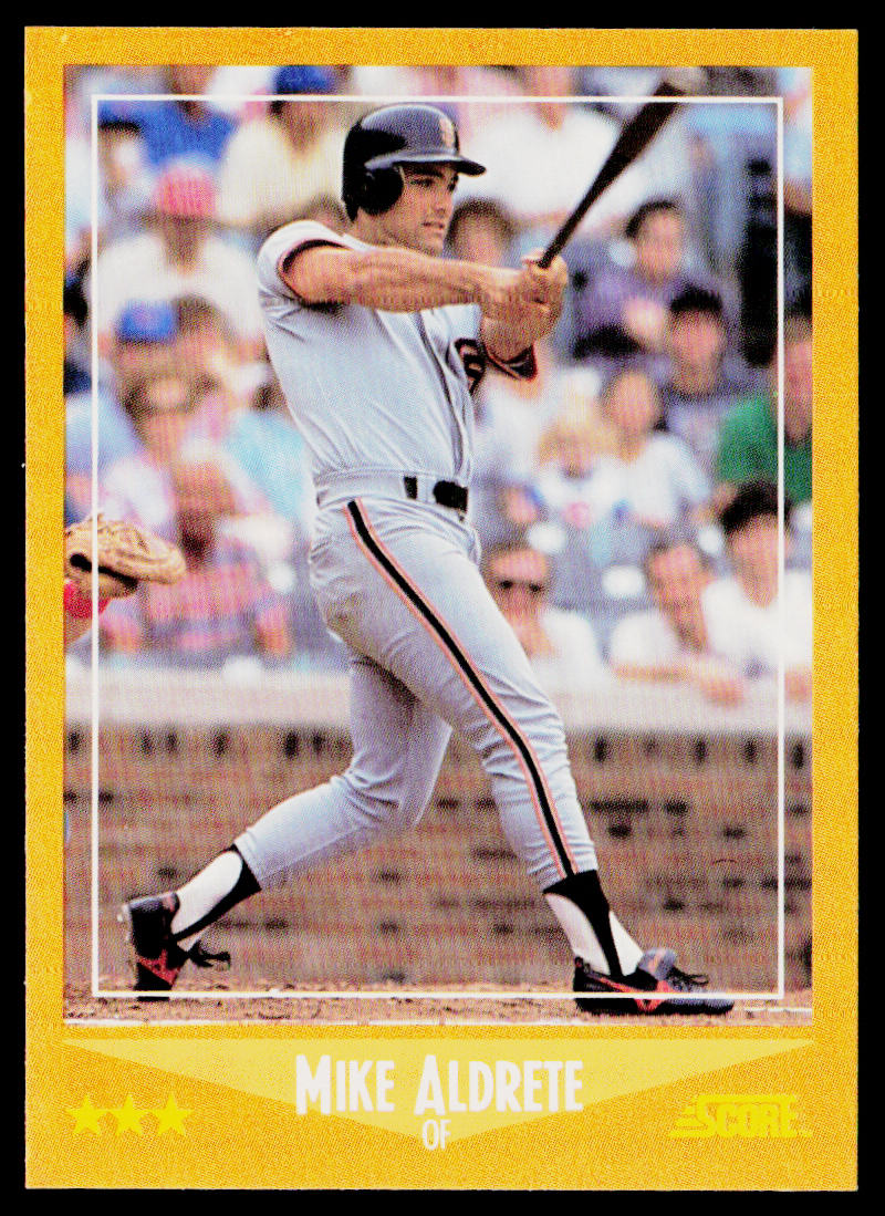 Mike Aldrete 1988 Score #556 San Francisco Giants