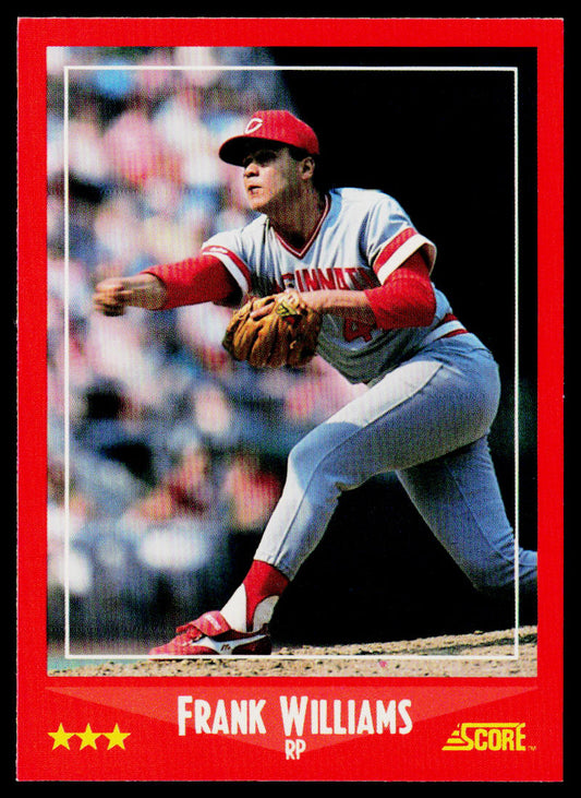 Frank Williams 1988 Score #317 Cincinnati Reds
