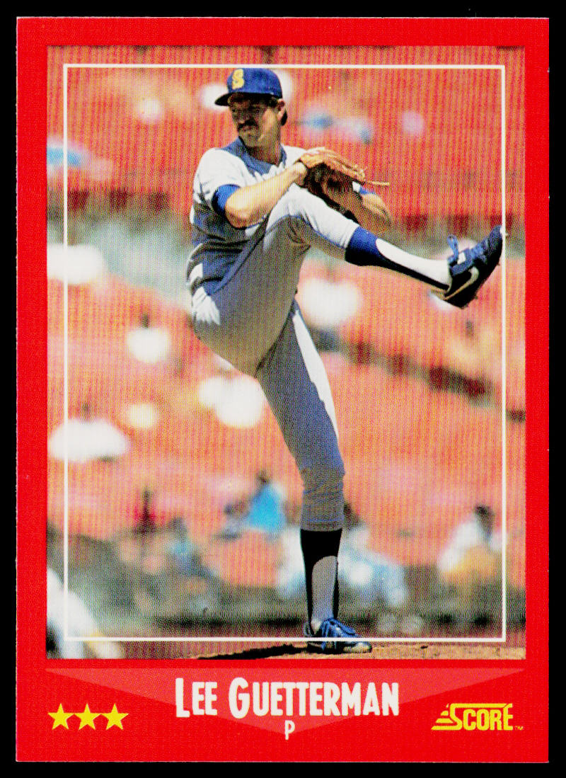 Lee Guetterman 1988 Score #323 Seattle Mariners