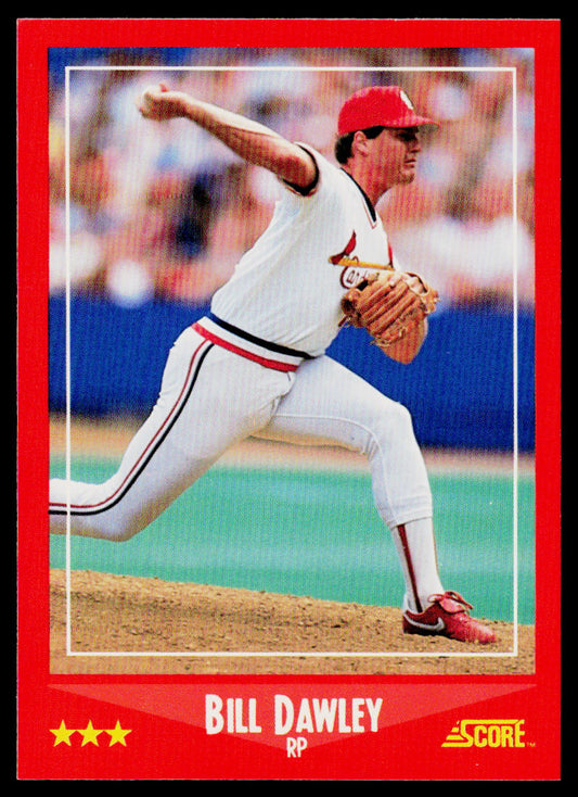 Bill Dawley 1988 Score #328 St. Louis Cardinals