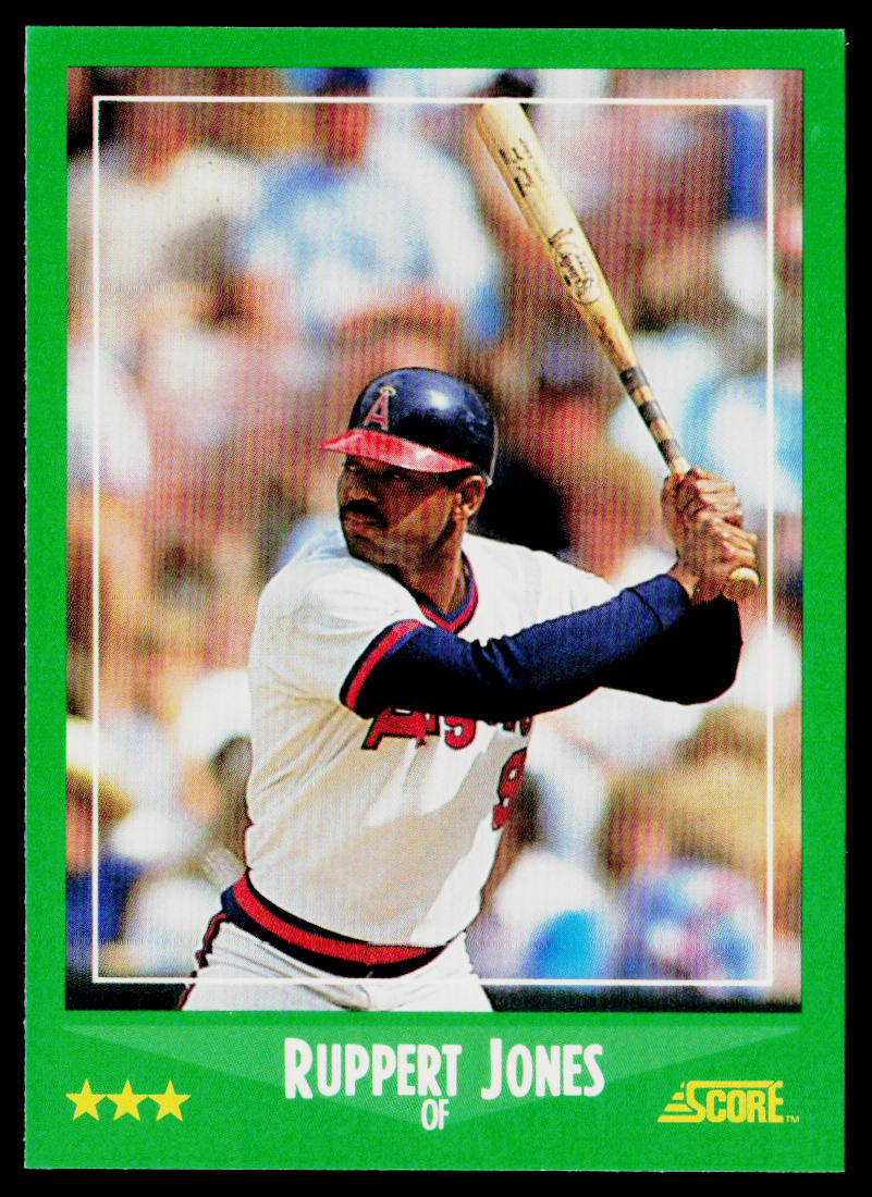 Ruppert Jones 1988 Score #333 California Angels