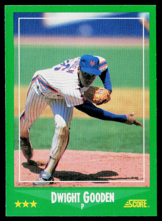 Dwight Gooden 1988 Score #350 New York Mets