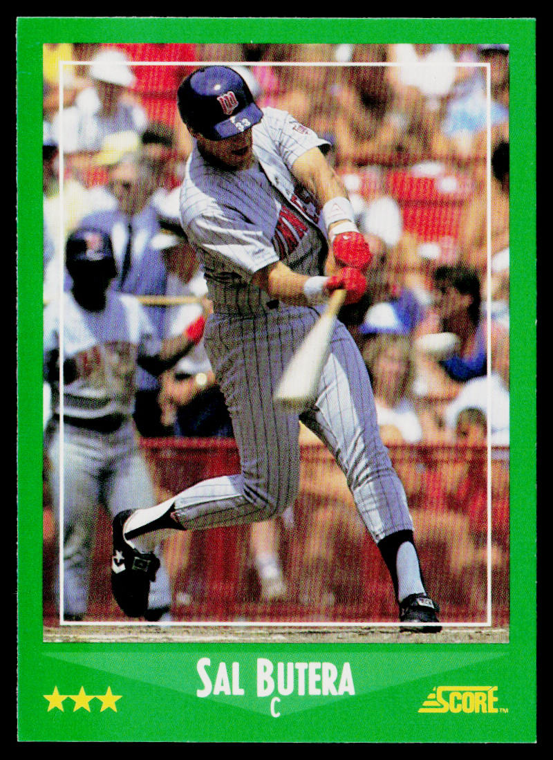 Sal Butera 1988 Score #361 Minnesota Twins