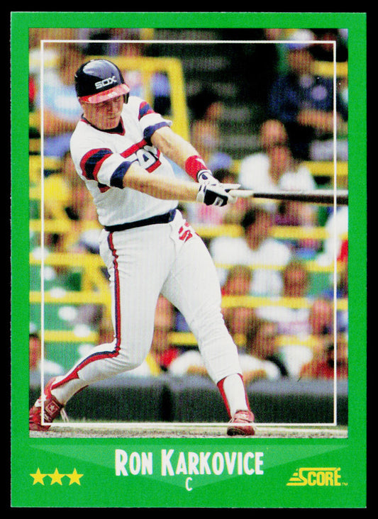 Ron Karkovice 1988 Score #374 Chicago White Sox