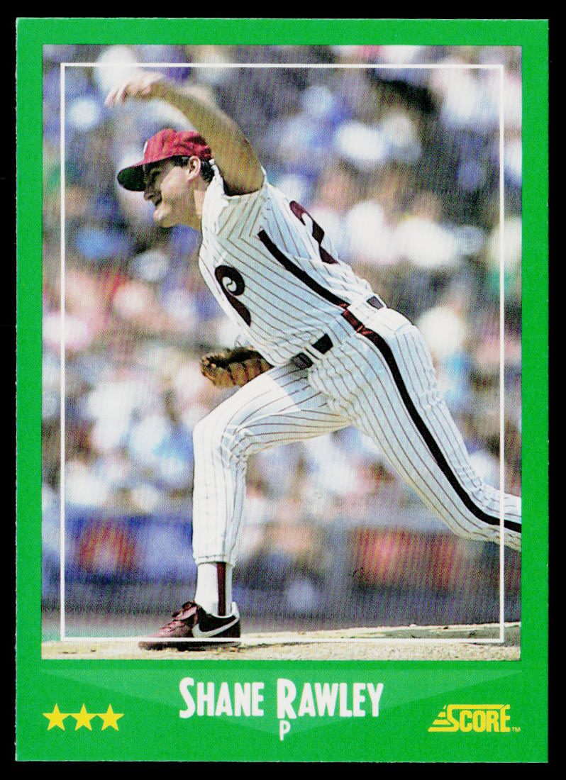 Shane Rawley 1988 Score #375 Philadelphia Phillies