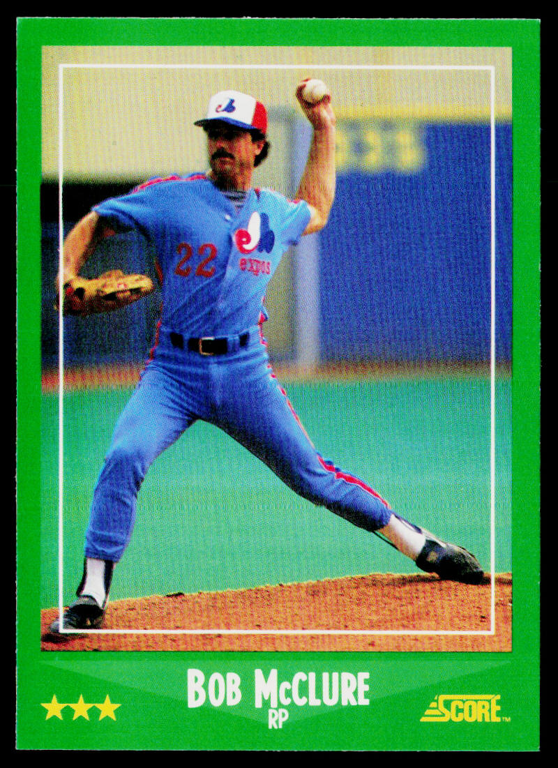 Bob McClure 1988 Score #381 Montreal Expos