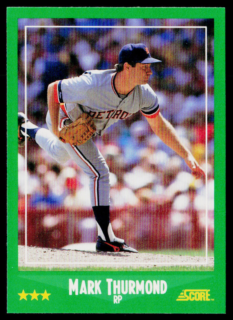 Mark Thurmond 1988 Score #382 Detroit Tigers