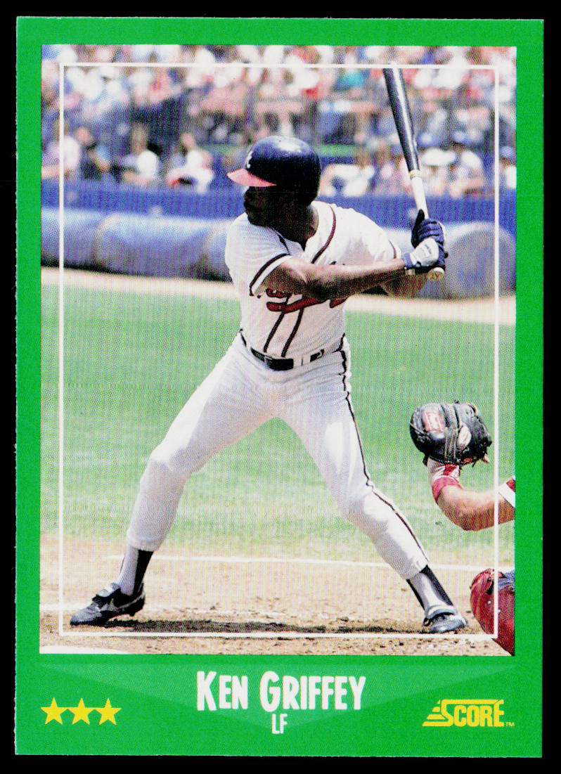 Ken Griffey 1988 Score #390 Atlanta Braves