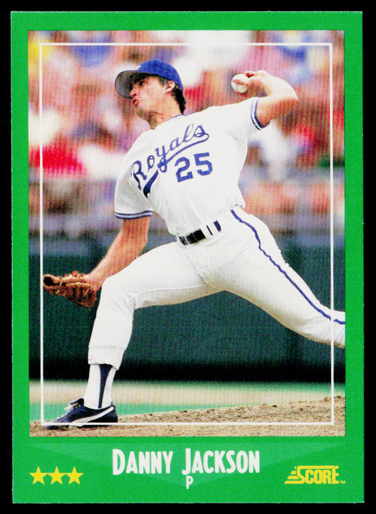 Danny Jackson 1988 Score #398 Kansas City Royals