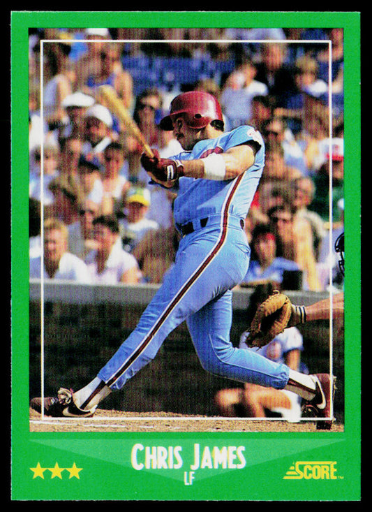 Chris James 1988 Score #409 Philadelphia Phillies