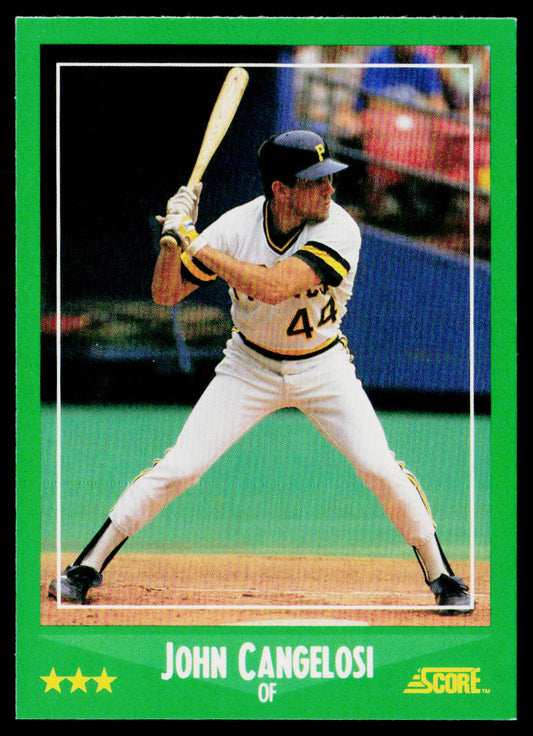 John Cangelosi 1988 Score #418 Pittsburgh Pirates
