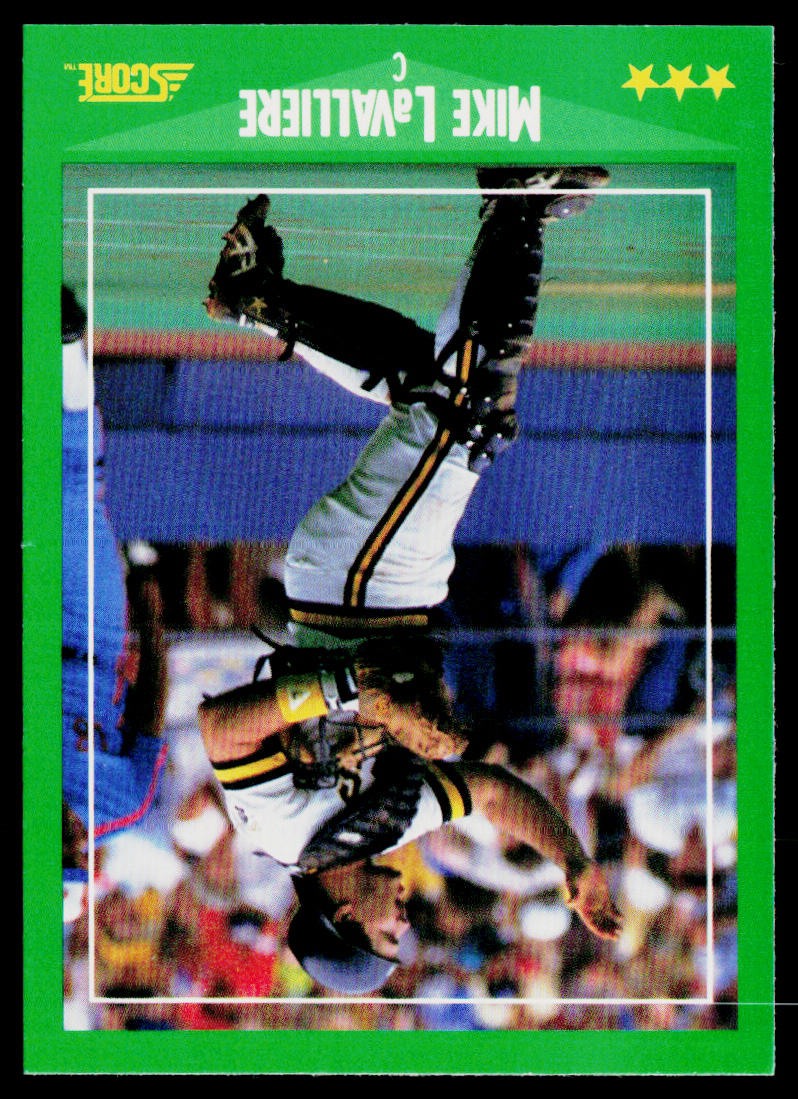 Mike LaValliere 1988 Score #421 Pittsburgh Pirates