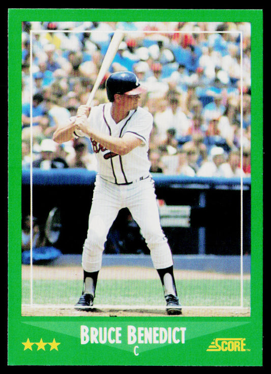 Bruce Benedict 1988 Score #423 Atlanta Braves