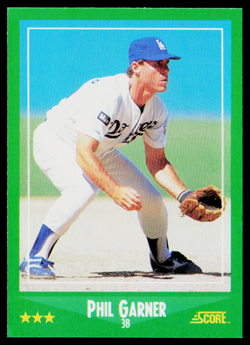 Phil Garner 1988 Score #431 Los Angeles Dodgers