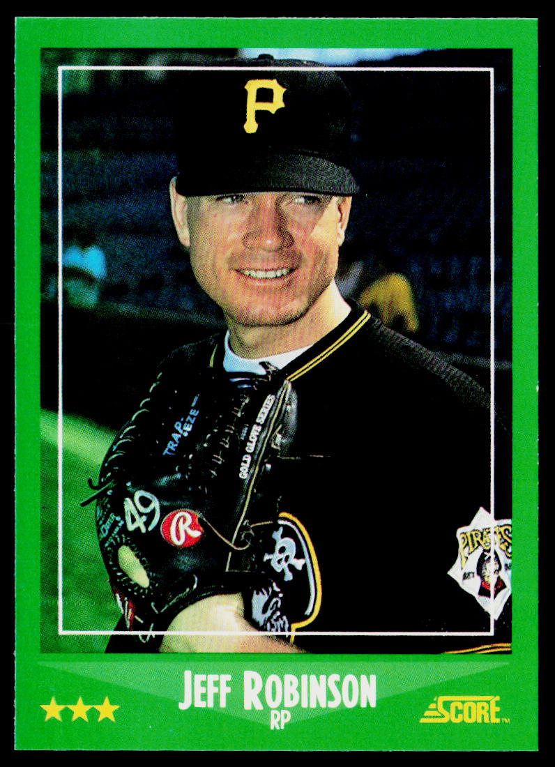 Jeff Robinson 1988 Score #439 Pittsburgh Pirates