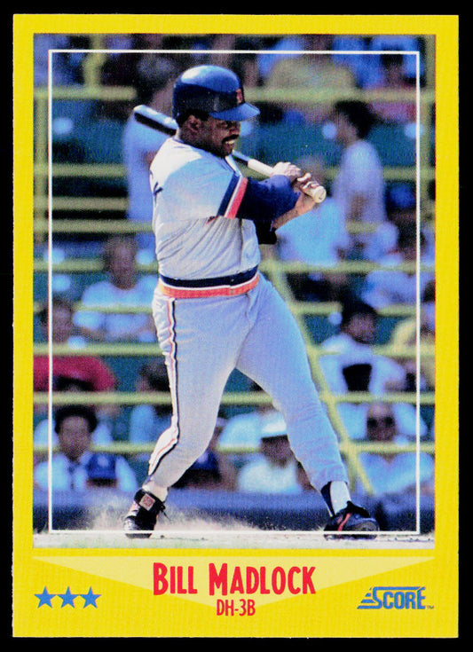 Bill Madlock 1988 Score #445 Detroit Tigers