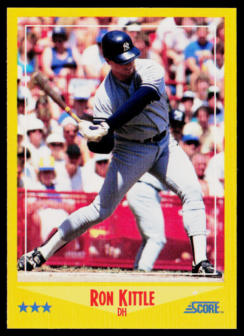 Ron Kittle 1988 Score #449 New York Yankees