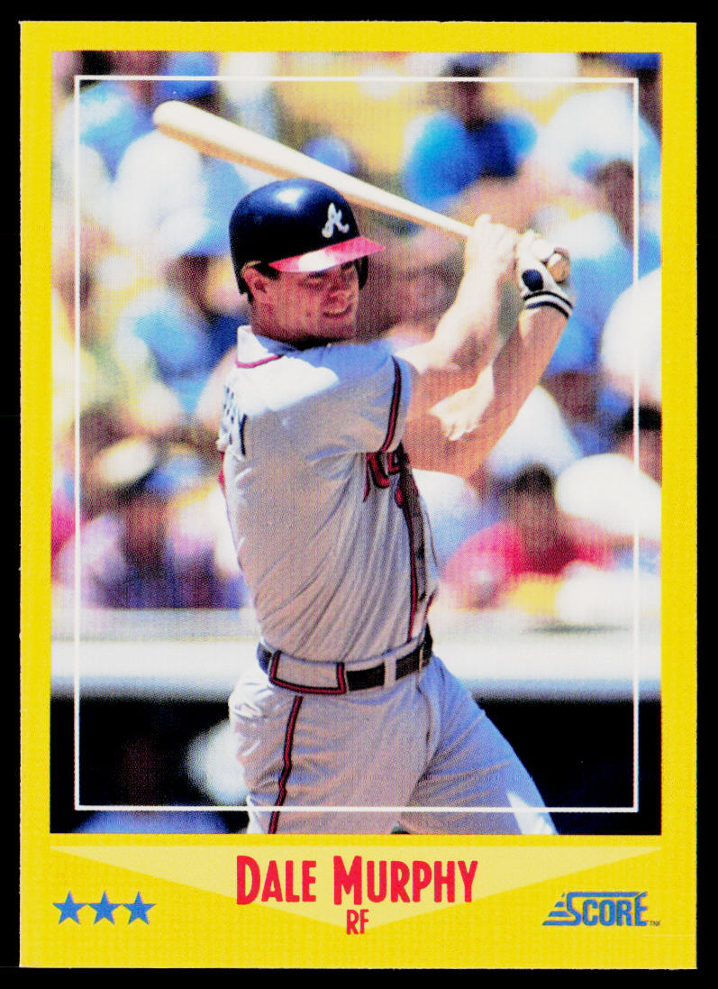Dale Murphy 1988 Score #450 Atlanta Braves