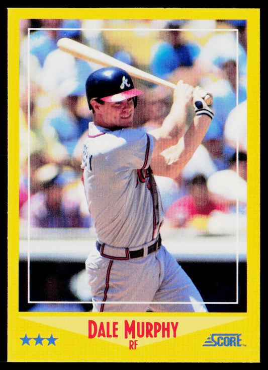 Dale Murphy 1988 Score #450 Atlanta Braves
