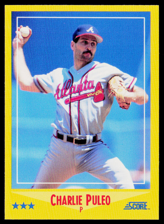 Charlie Puleo 1988 Score #454 Atlanta Braves