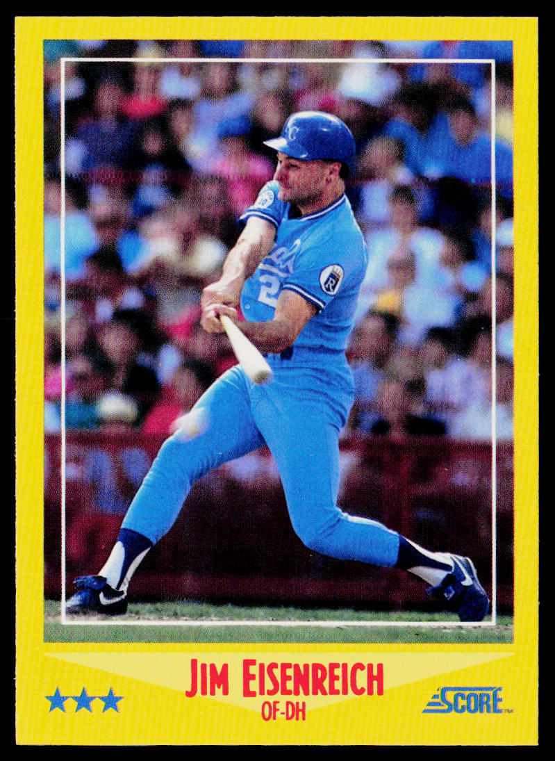 Jim Eisenreich 1988 Score #456 Kansas City Royals