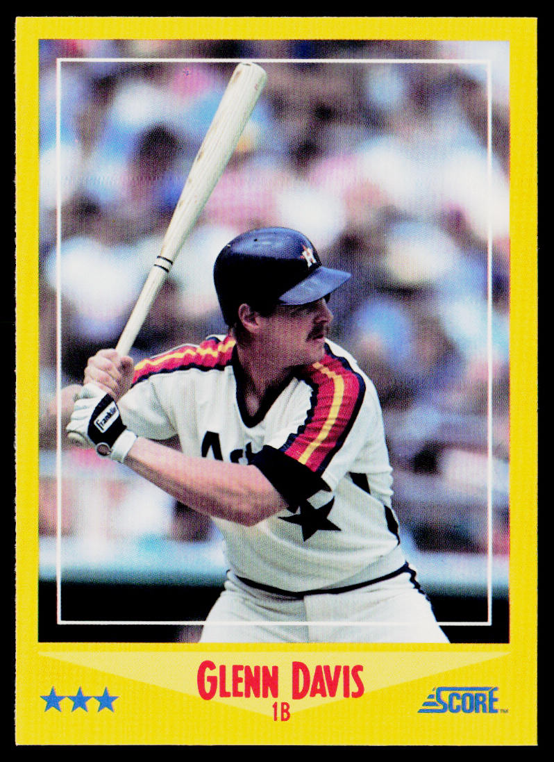 Glenn Davis 1988 Score #460 Houston Astros