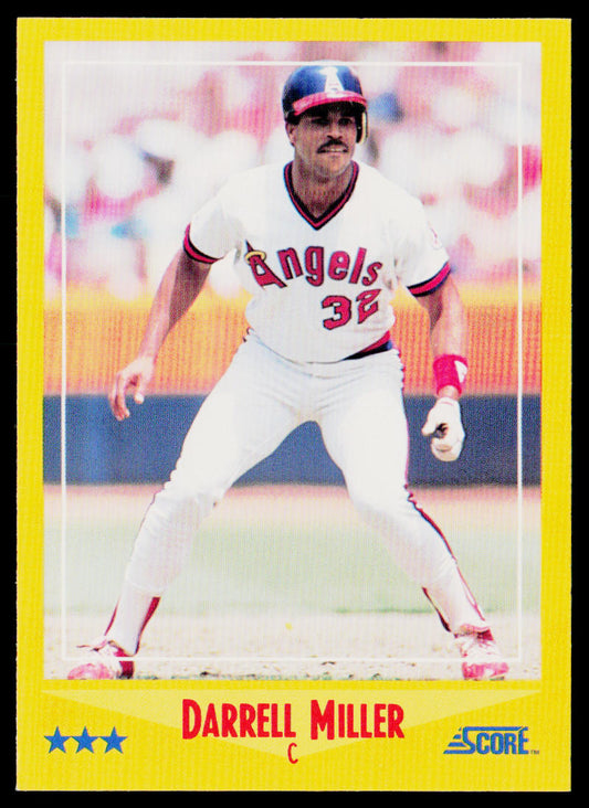 Darrell Miller 1988 Score #463 California Angels