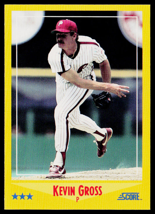 Kevin Gross 1988 Score #468 Philadelphia Phillies