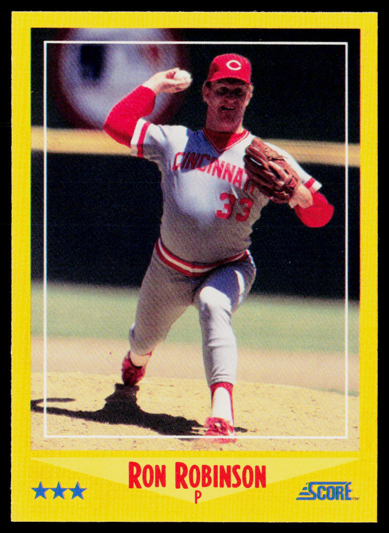 Ron Robinson 1988 Score #476 Cincinnati Reds
