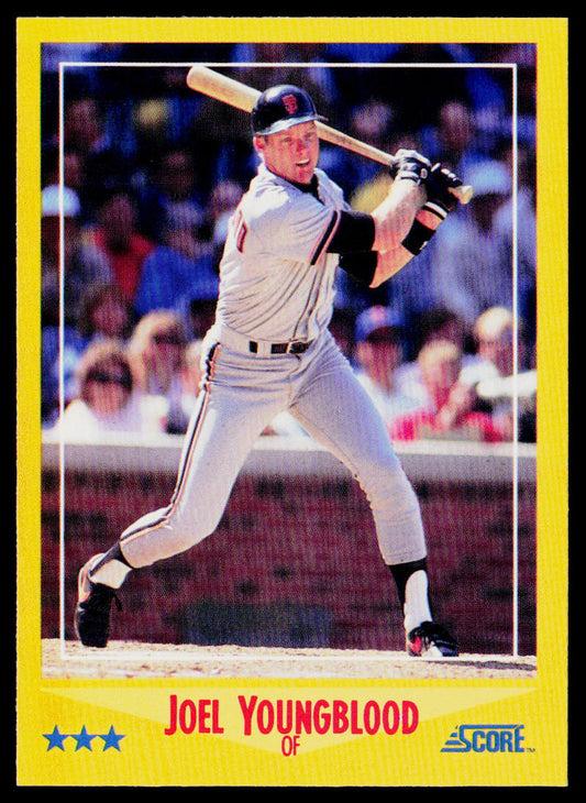 Joel Youngblood 1988 Score #509 San Francisco Giants