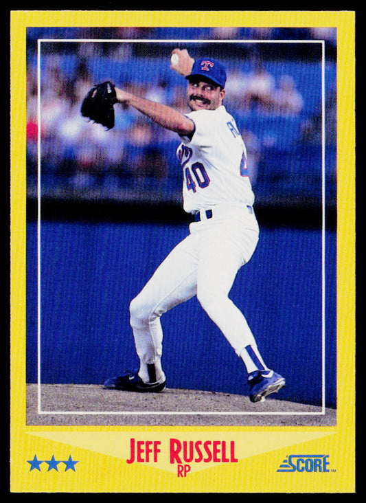 Jeff Russell 1988 Score #514 Texas Rangers