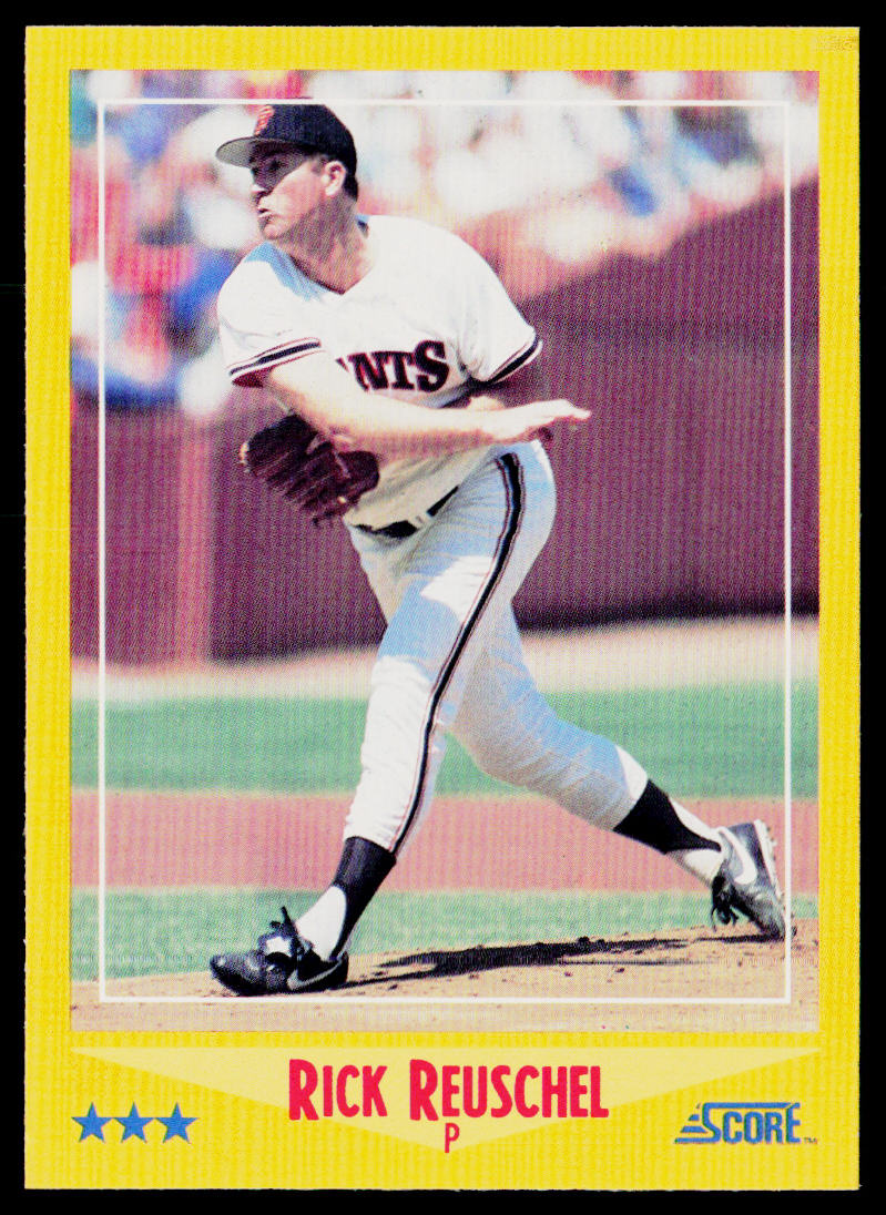 Rick Reuschel 1988 Score #519 San Francisco Giants