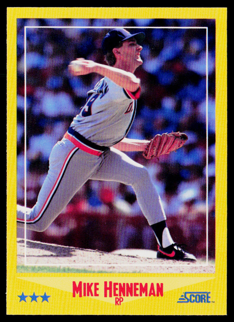 Mike Henneman 1988 Score #520 RC Detroit Tigers