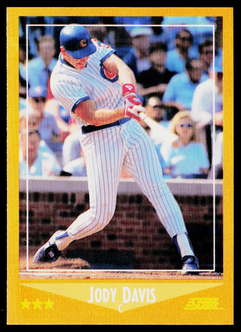 Jody Davis 1988 Score #551 Chicago Cubs