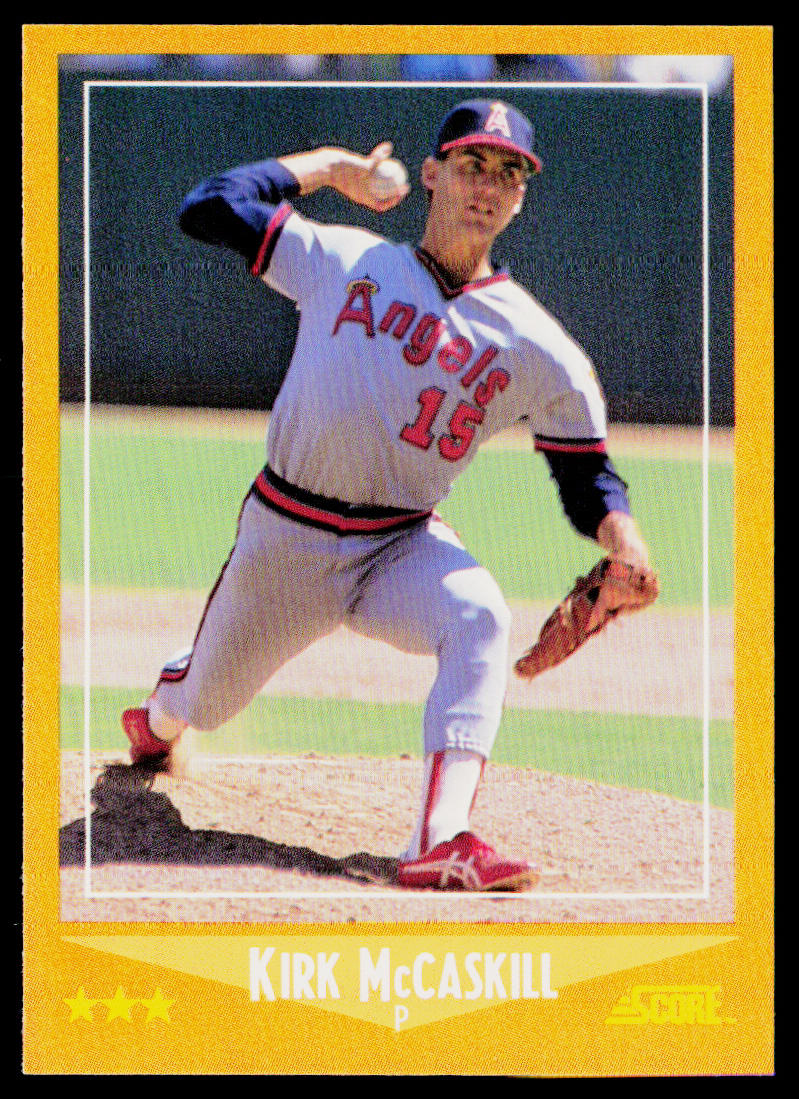 Kirk McCaskill 1988 Score #552 California Angels
