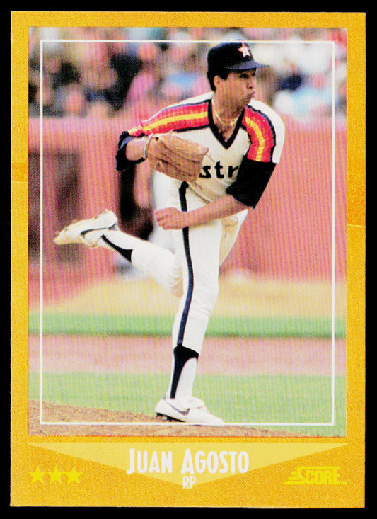 Juan Agosto 1988 Score #558 Houston Astros